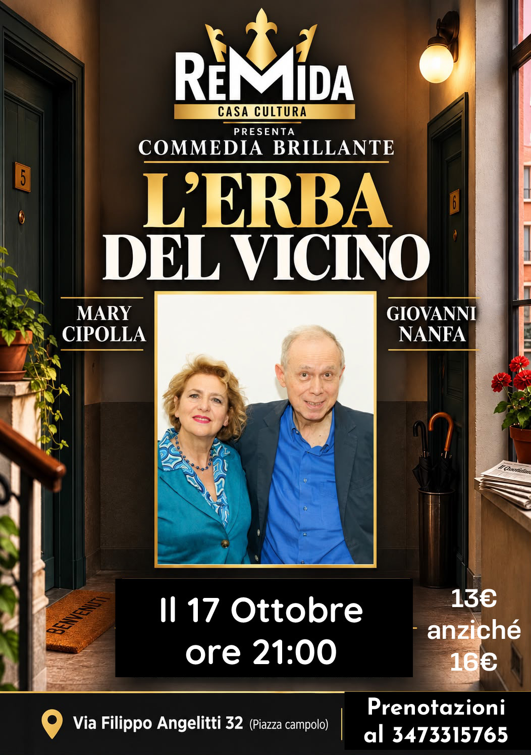 Sicily Run propone una commedia brillante con Gianni Nanfa e Mary Cipolla